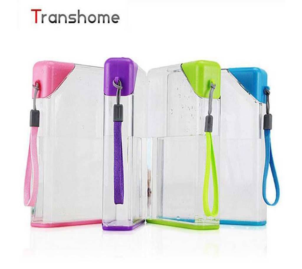 Notebook shaped portable Bottle 
