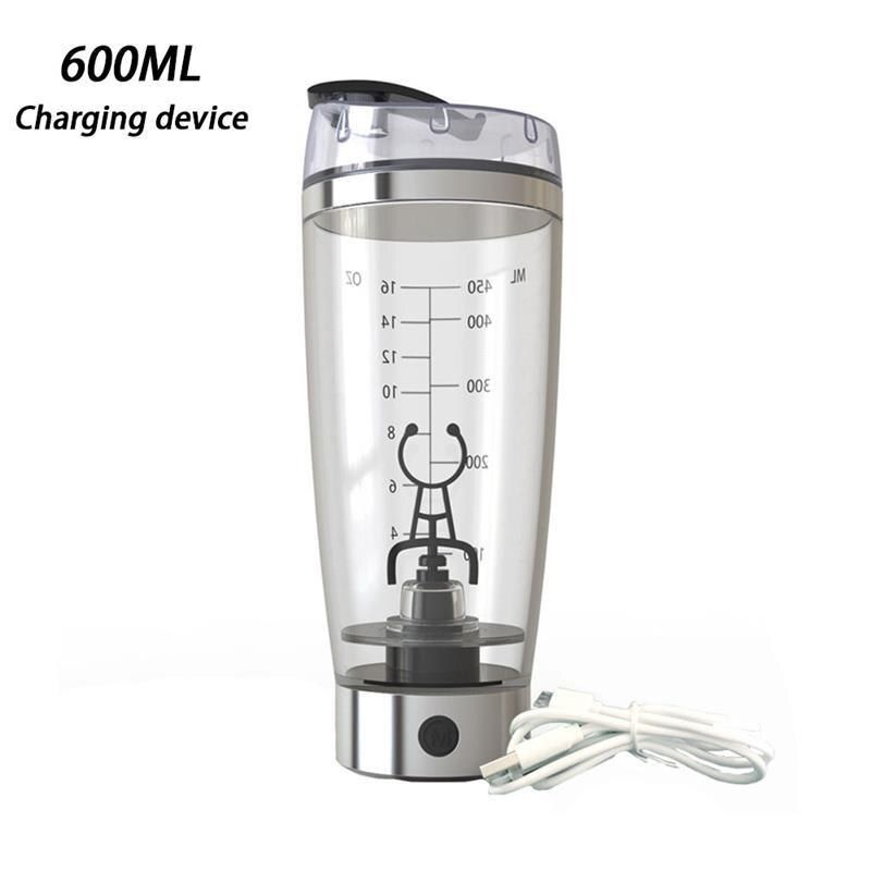 Shaker BottlesUSB Rechargeable Electric Mixing Portable Protein Powder Shaker Bottle Mixer For Travel Home Office