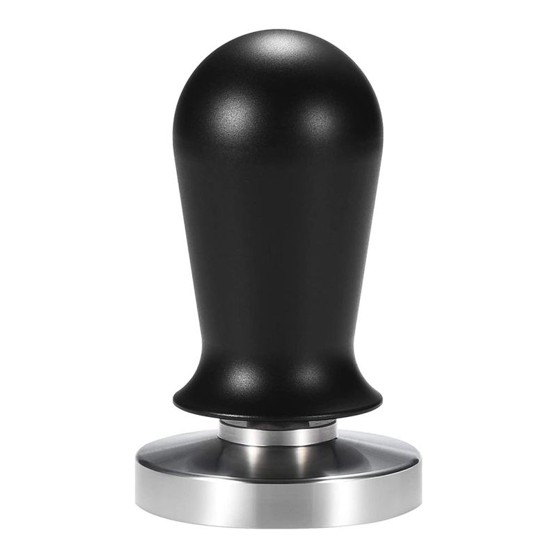 51mm Calibrated Pressure Espresso Tamper Tool Barista Espresso Machine Tamper Flat Base 30Lbs Press, 304 Stainless Steel
