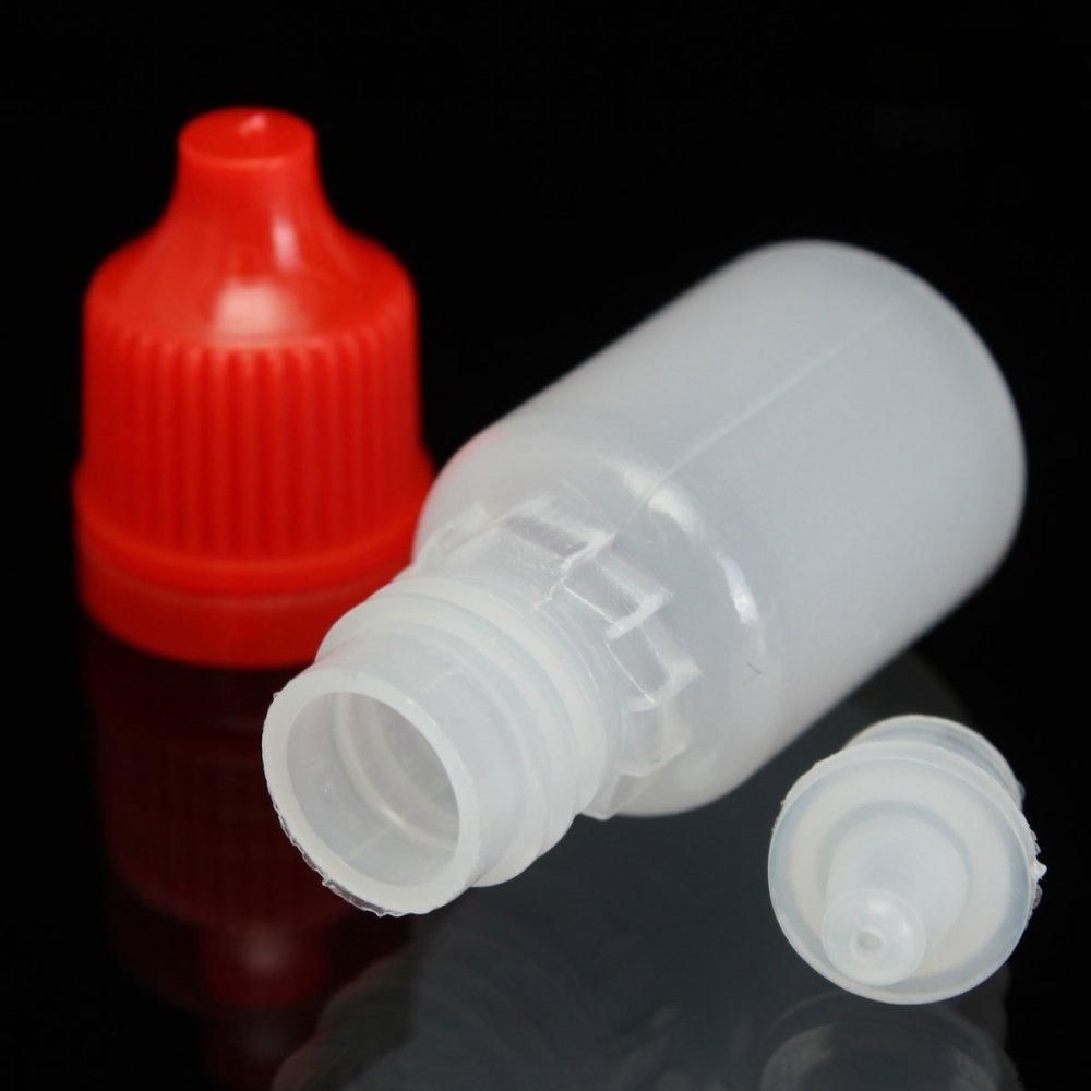 5/10/20pcs 5-100ml Empty Plastic Dropper with Cap Squeezable Bottles Box Case 5ml