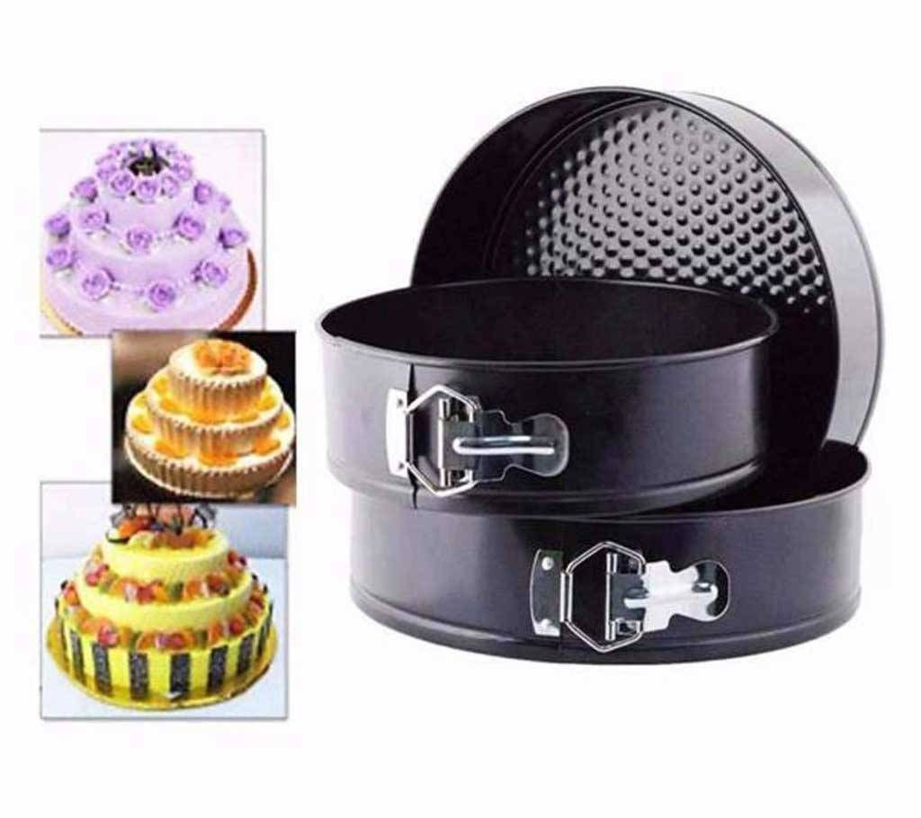 Round shaped cake mold -3 pcs