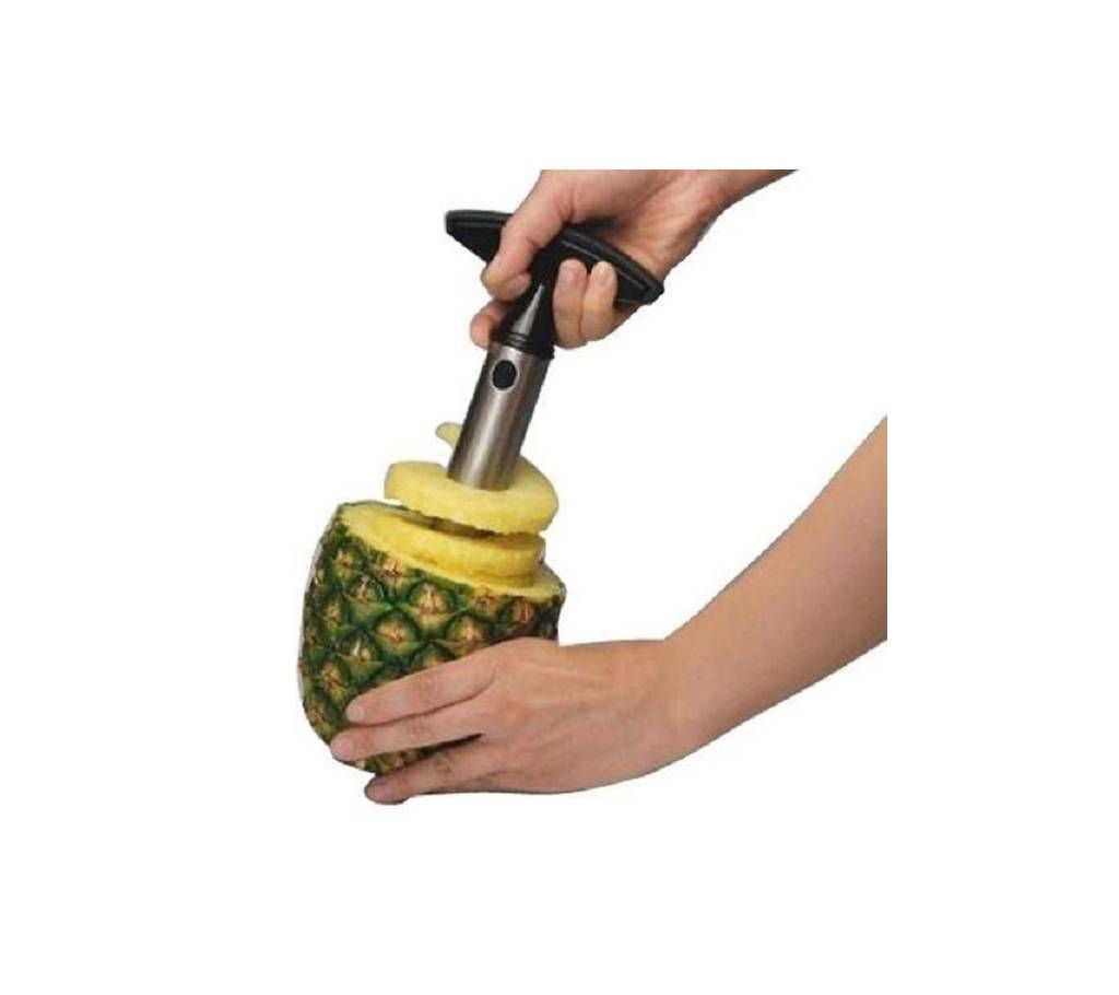 Pineapple Slicer and Peeler - Black and Silve