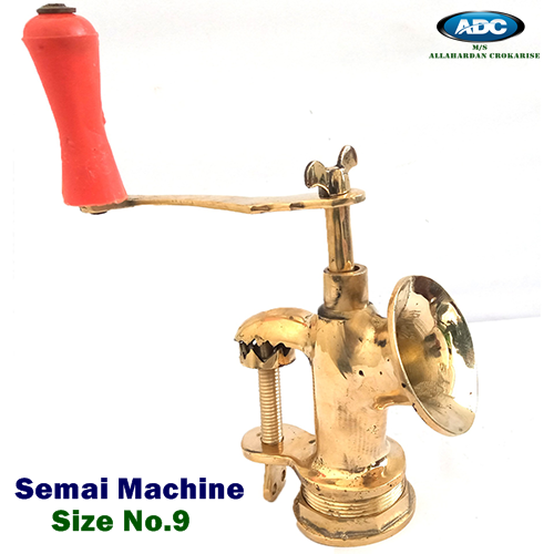 Pure Brass Metal Semai Machine - Size 9