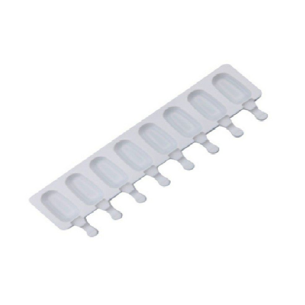 8-hole Ice Cream Popsicle Silicone Mold Lightweight DIY Homemade Supplies