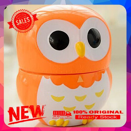 1Pc Owl Design 60 Minutes Mechanical Kitchen Cooking Timer Clock Loud Alarm