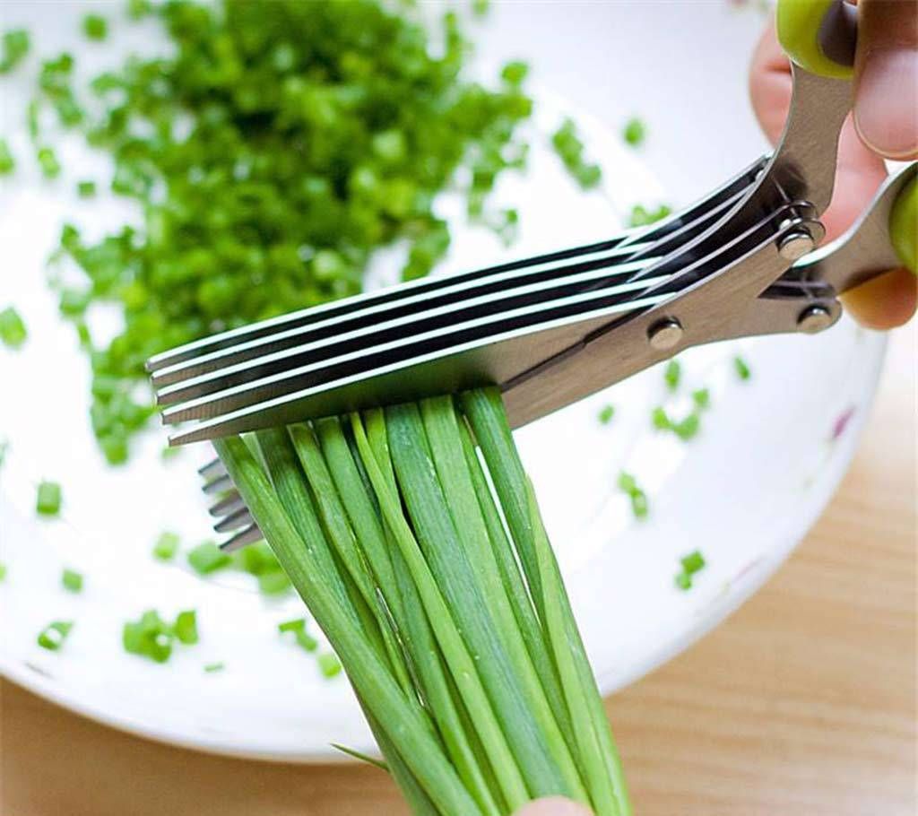 5 layer kitchen scissors 