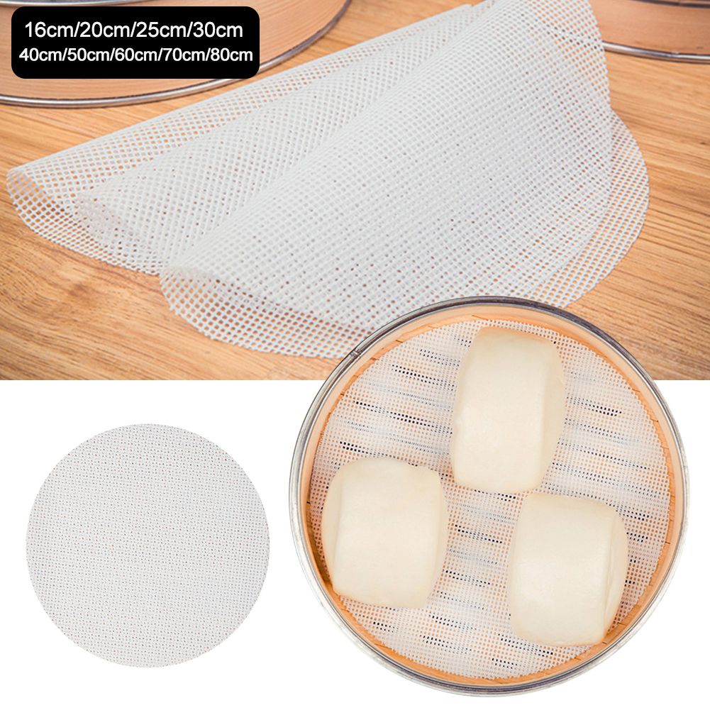 Kitchen Non-Stick Stuffed Bun Dumpling Steamer Cloth Gauze Pastry Cooking Tools