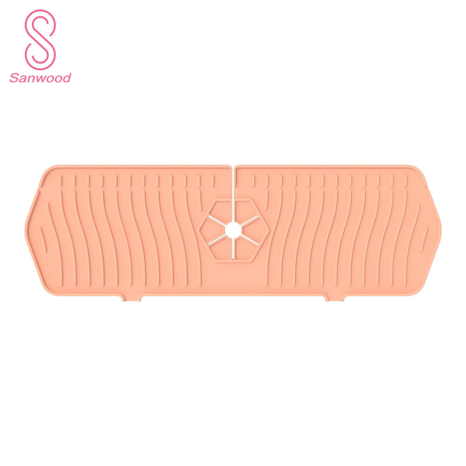 Sink Splash Guard Eco-friendly Sink Faucet Anti-Splash Mat Worktop Drip Splash Guard