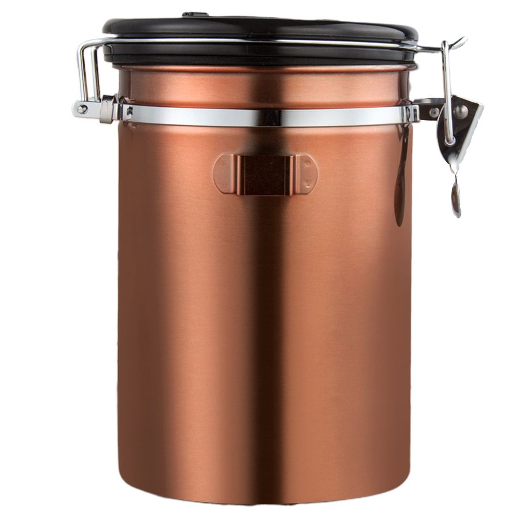Airtight Sealed Can Coffee Canister Sugar Tea Jar Date Keeper Storage Container