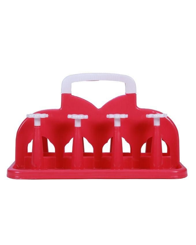 Plastic Glass Stand - Red