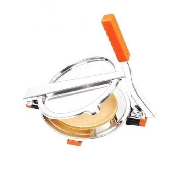 Stainless Steel Roti Maker/Puri Press - Silver