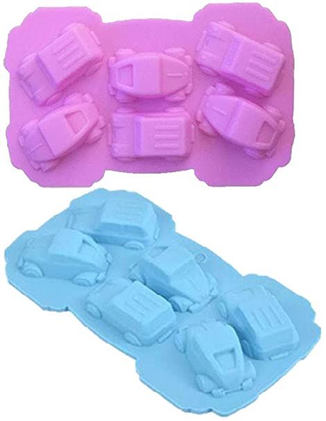 Racing Car Cake Mold Flexible Silicone Soap Mold