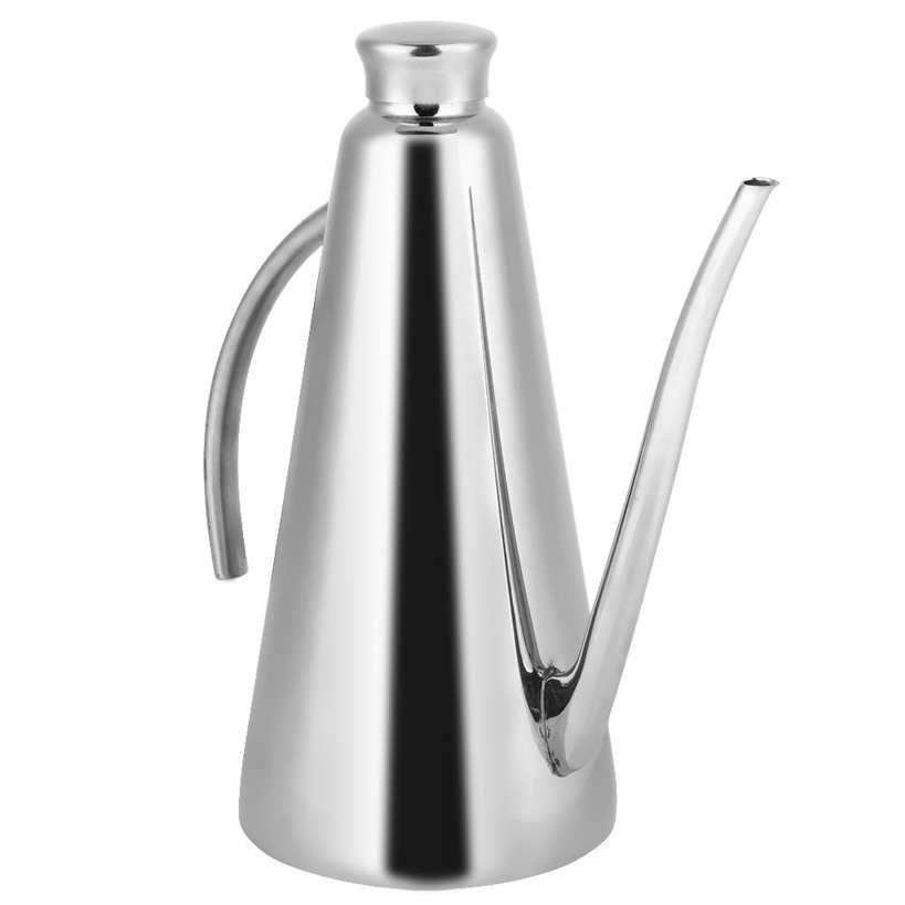 Household Large Capacity Stainless Steel Oil Pot Dispenser Sauce Vinegar Bottle 850ml