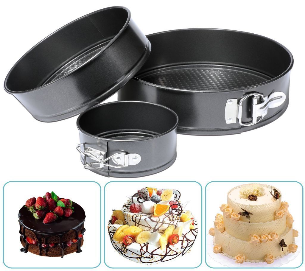 Non-stick Round Cake Pan Set 3 pcs