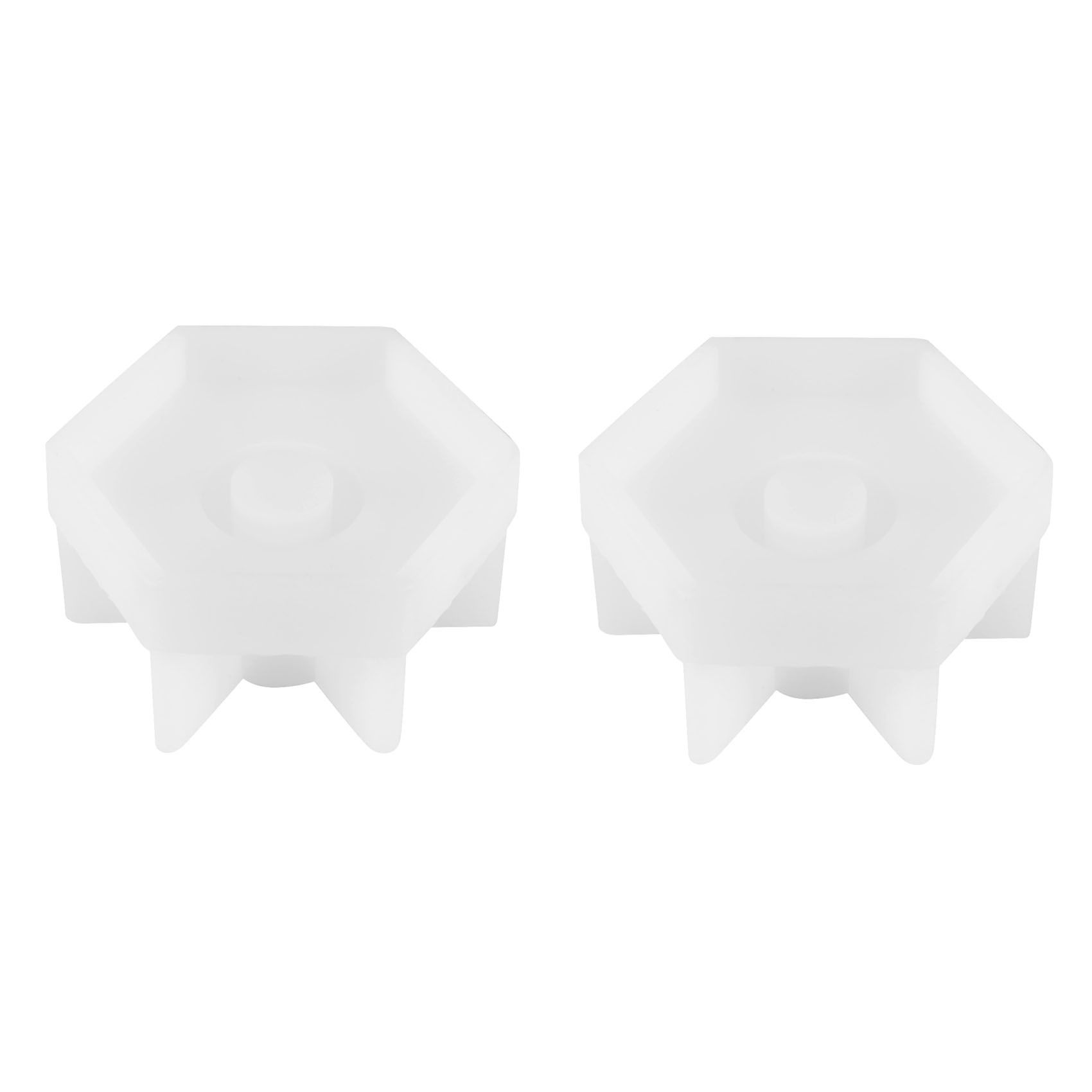 2X Candlestick Epoxy Resin Molds Silicone Mold Concrete Candlestick Handmade Cement Ashtray Mould