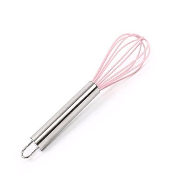 Functional Honana CF-EM09 8-inch Silicone Wired Whisk Handheld Egg Mixer Blender Beating Kitchen Utensils