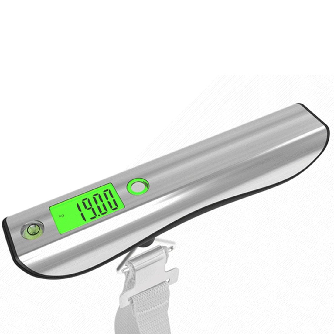 50kg/10g Digital Electronic Luggage Scale Portable Suitcase Scale Handled Travel Bag Weighting Steelyard Hook Hanging Scale