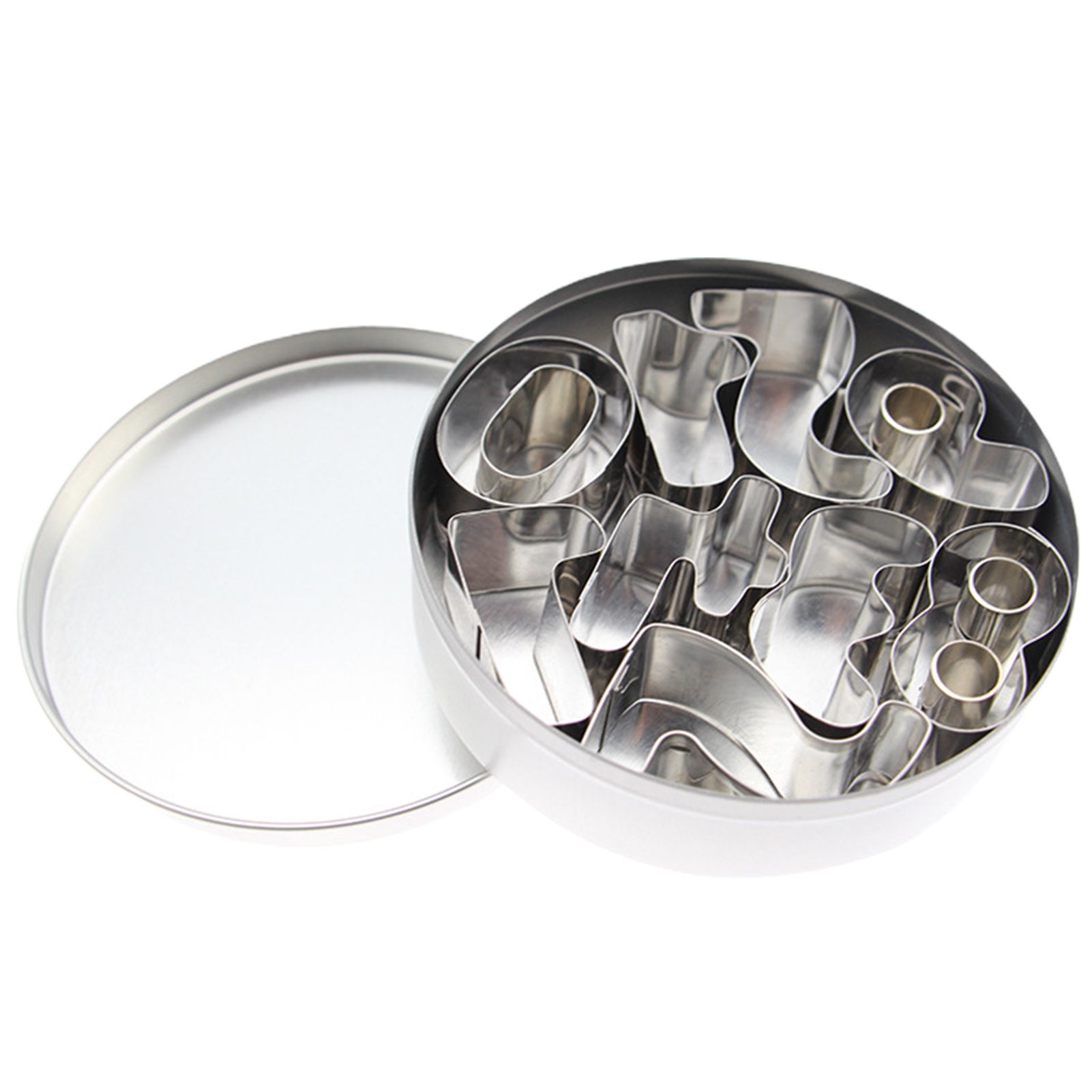 HelloWorld Cookie Cutters Seamless Welding Children Holiday Cookie Cutters Moulds
