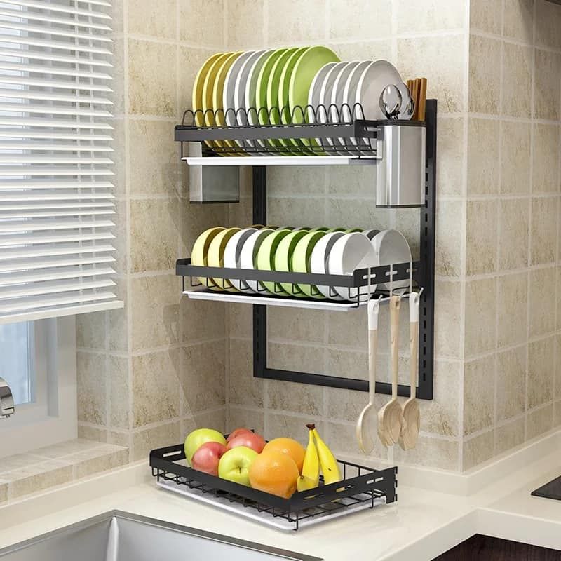 Wall Fitting Kitchen Dish Rack..
