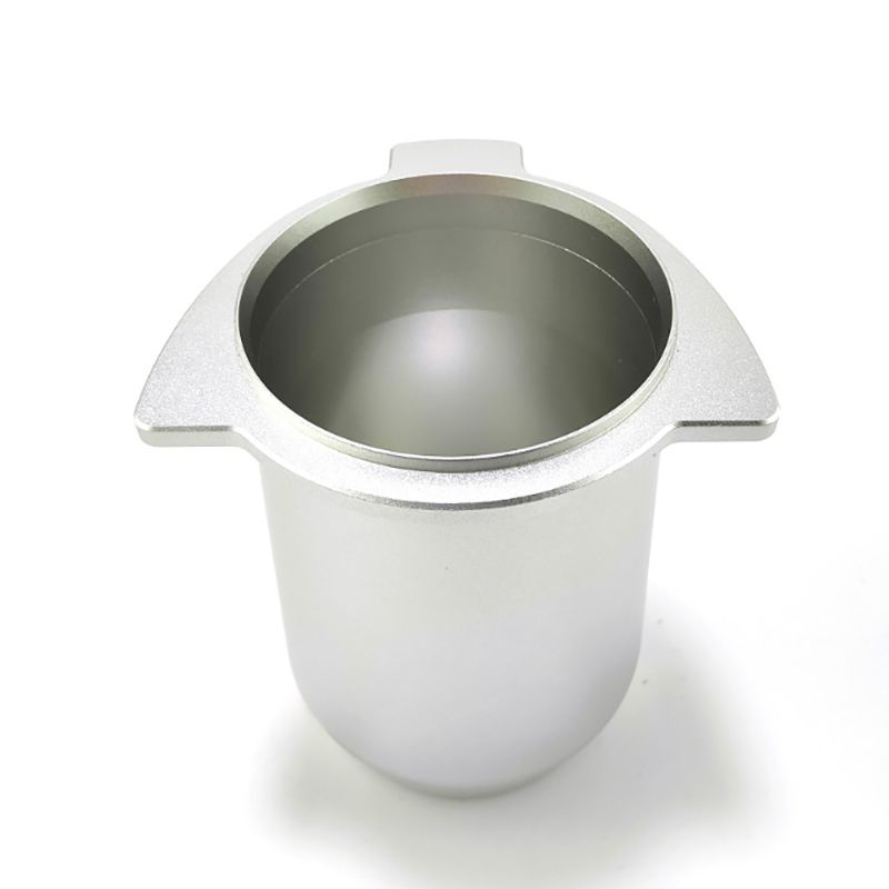Stainless Steel Coffee Dosing Cup Sniffing Mug Powder Feeder Part for 54mm Espresso Machine Coffee Dosing Cup