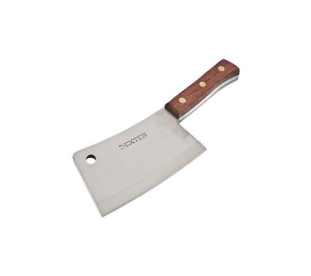 Kitchen Meat Cutting - Silver and Wooden