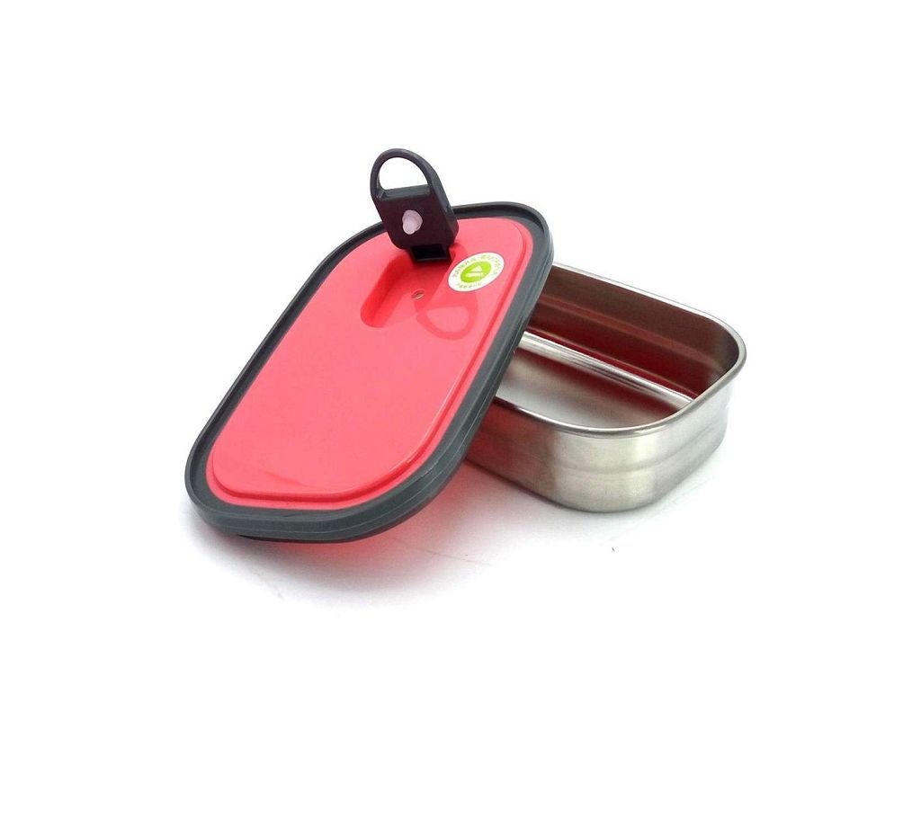 Rectangle Stainless Steel Food Container/Lunch Box  1.1 L