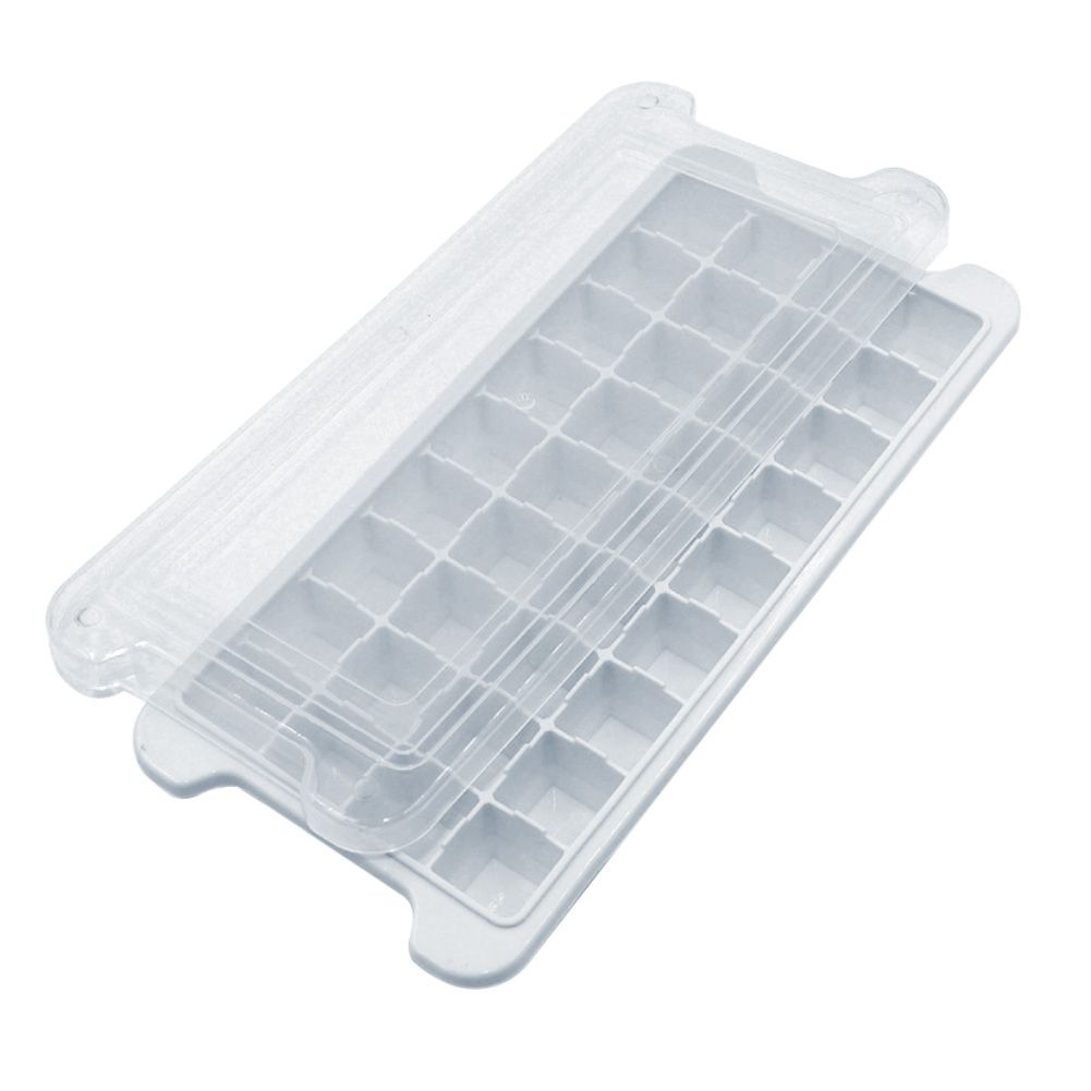 36 Grids Silicone Ice Cube Jelly Tray Maker Mould with Lid Home Kitchen DIY Tool