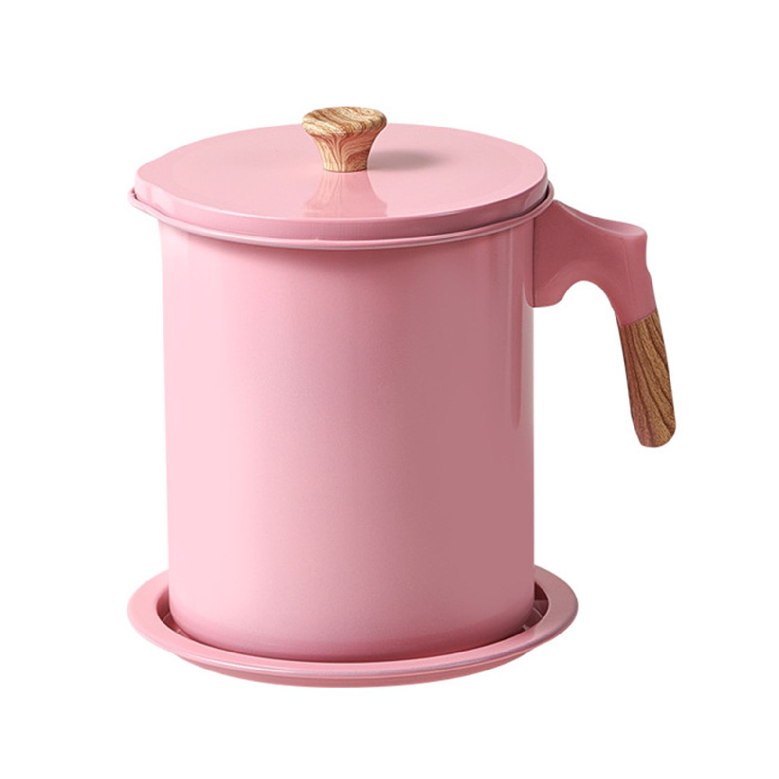 Grease Strainer Heat Resistant Coconut Oil Container with Removable Filter