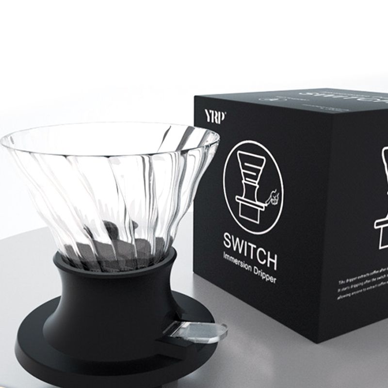 Immersion Coffee Dripper Glass V60 Coffee Maker V Shape Drip Coffee Filter