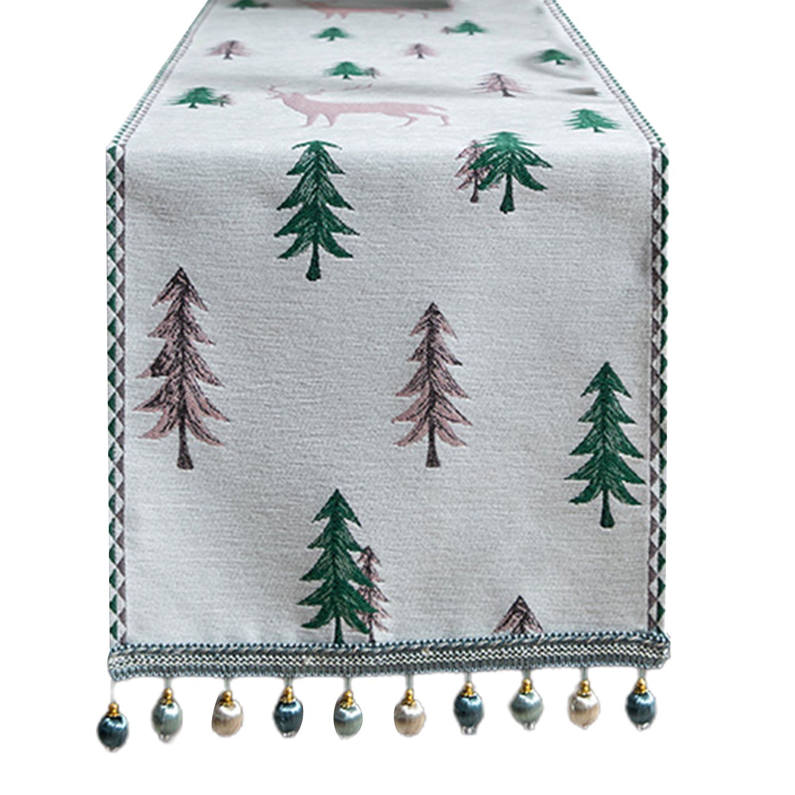 Table Runners Anti-wear Ornamental Xmas Anti-skid Table Mat