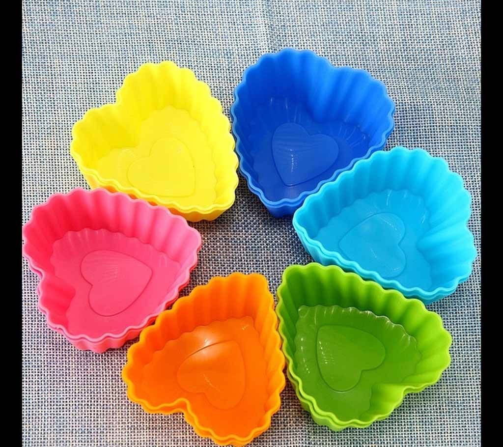 HEART SHAPE SILICONE CAKE MOULD
