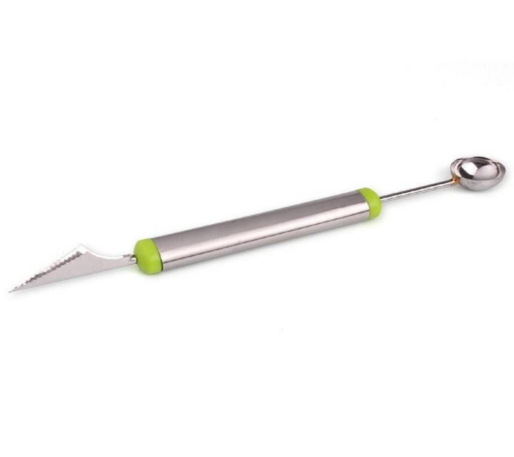 Stainless Steel Fruit Carving Knife - Silver