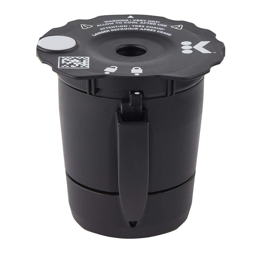 MA Reusable Ground Coffee Filter 1.0 2.0 Suitable For Keurig Pod Coffee Makers-Black