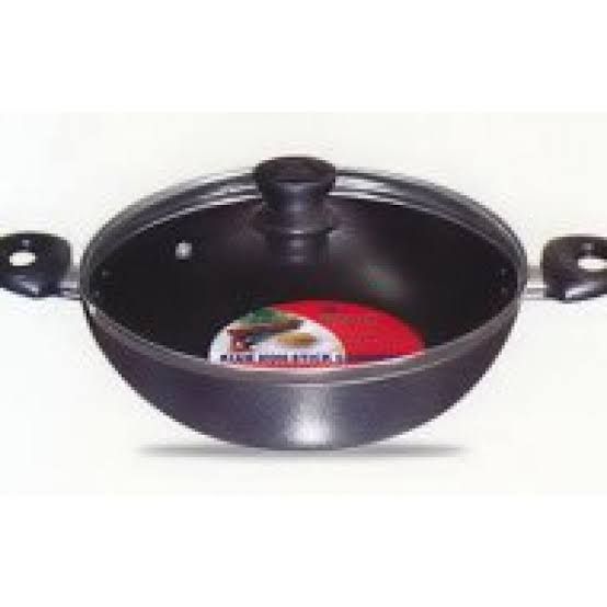 কাঁচের ঢাকনা সহ kiam নন-স্টিক কড়াই 26cm