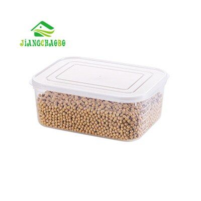 JiangChaoBo Transparent Storage Box With Lid Large Sealed Plastic Box Refrigerator Food Storage Box Dumpling Box