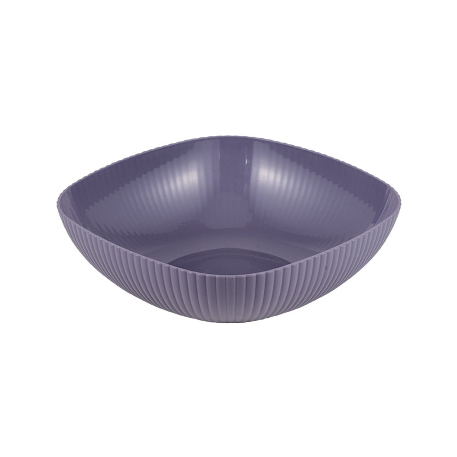 Round Fruit Tray Clear Texture PP Parties Table Snack Bowl for Home
