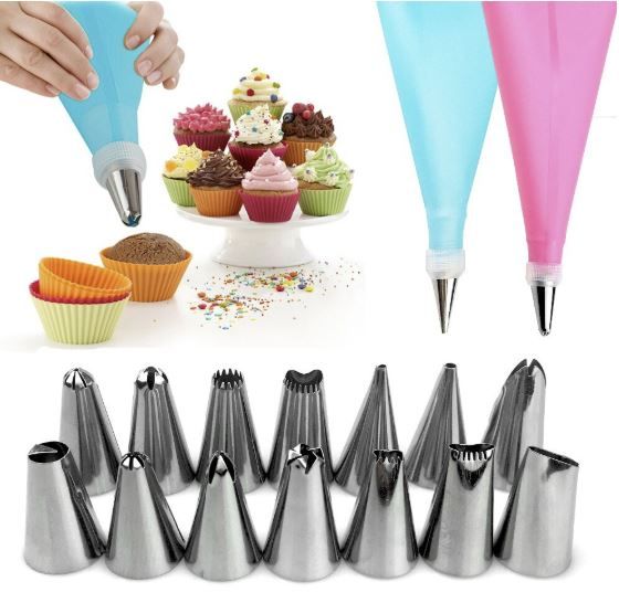 12 Piece Cake Decorating Washable