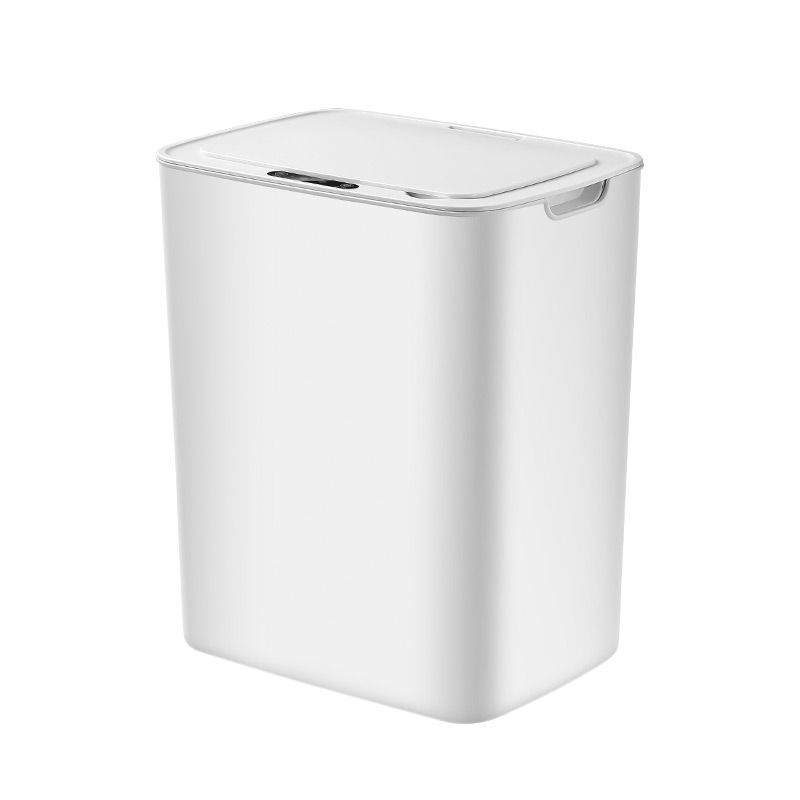 Intelligent Induction Trash Can with Lid Fully Automatic Induction Electric Home Creative Large Tras