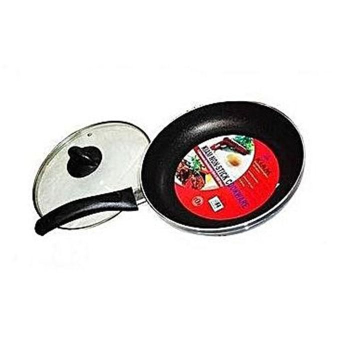 28cm Non-Stick Fry Pan - Silver and Black