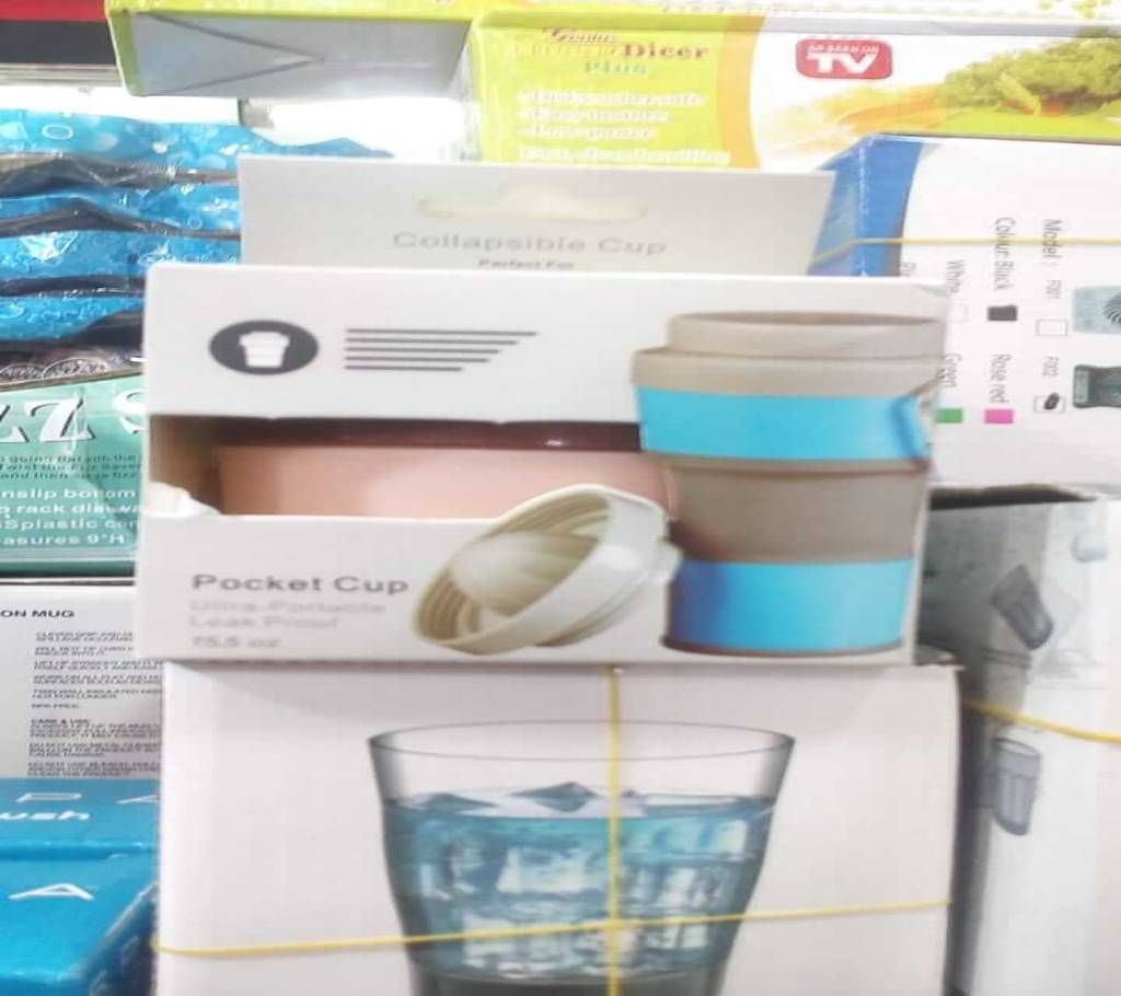 pocket flask cum cup 