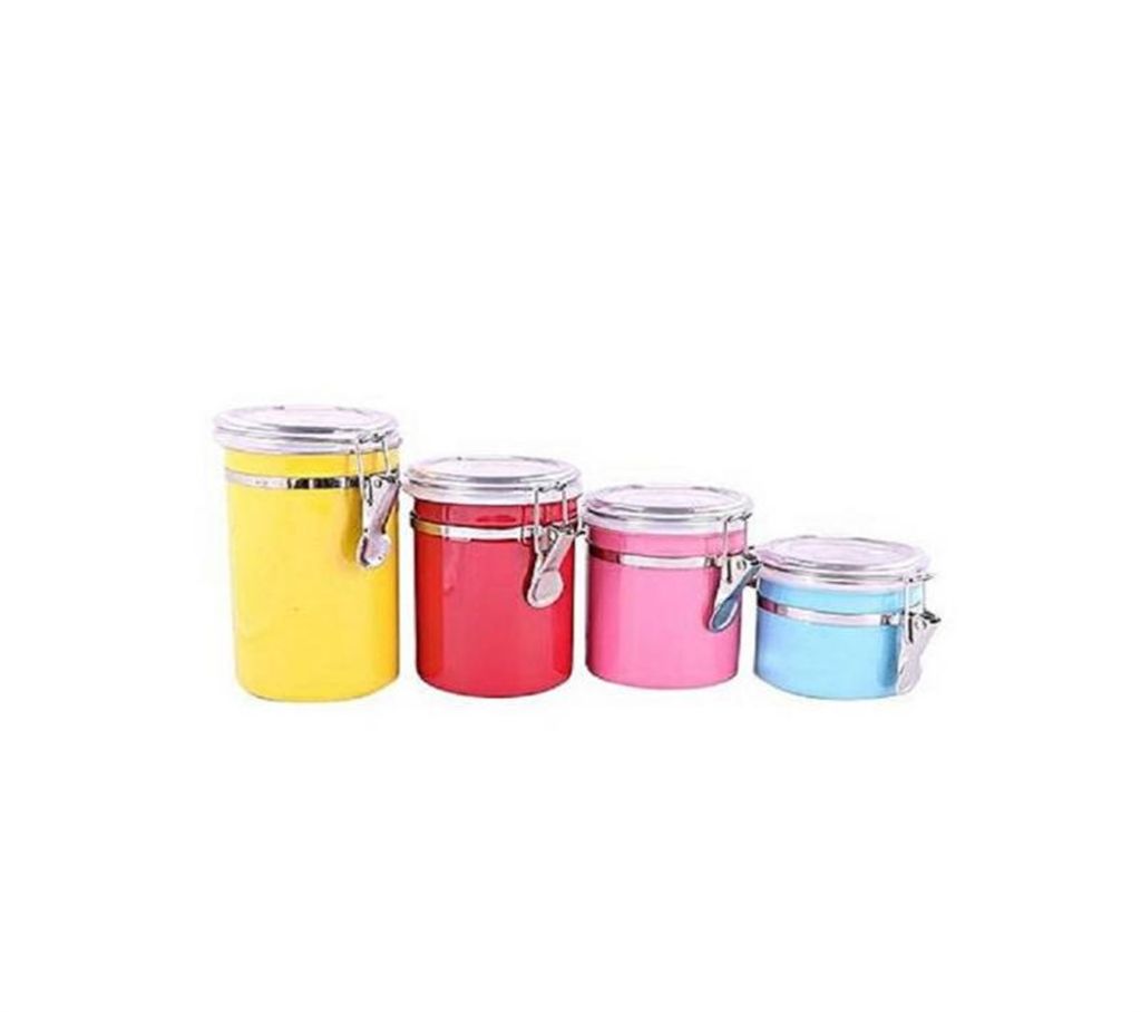 Stainless Steel Container - 4 Pcs Set