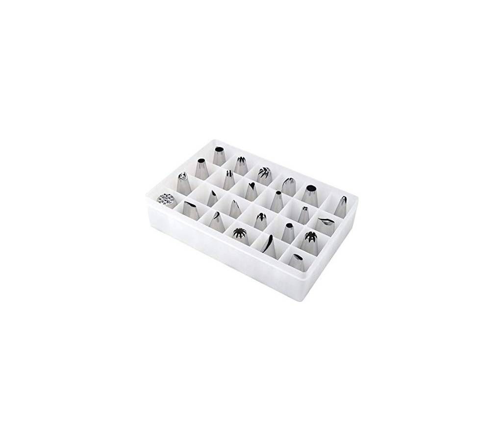 24 pcs Plastic Icing Piping Nozzle Set