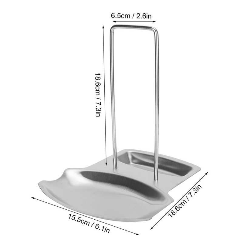 Pan Cover Spoon Rack 304 Stainless Steel Pot Lid Kitchenware Organizer Shelf