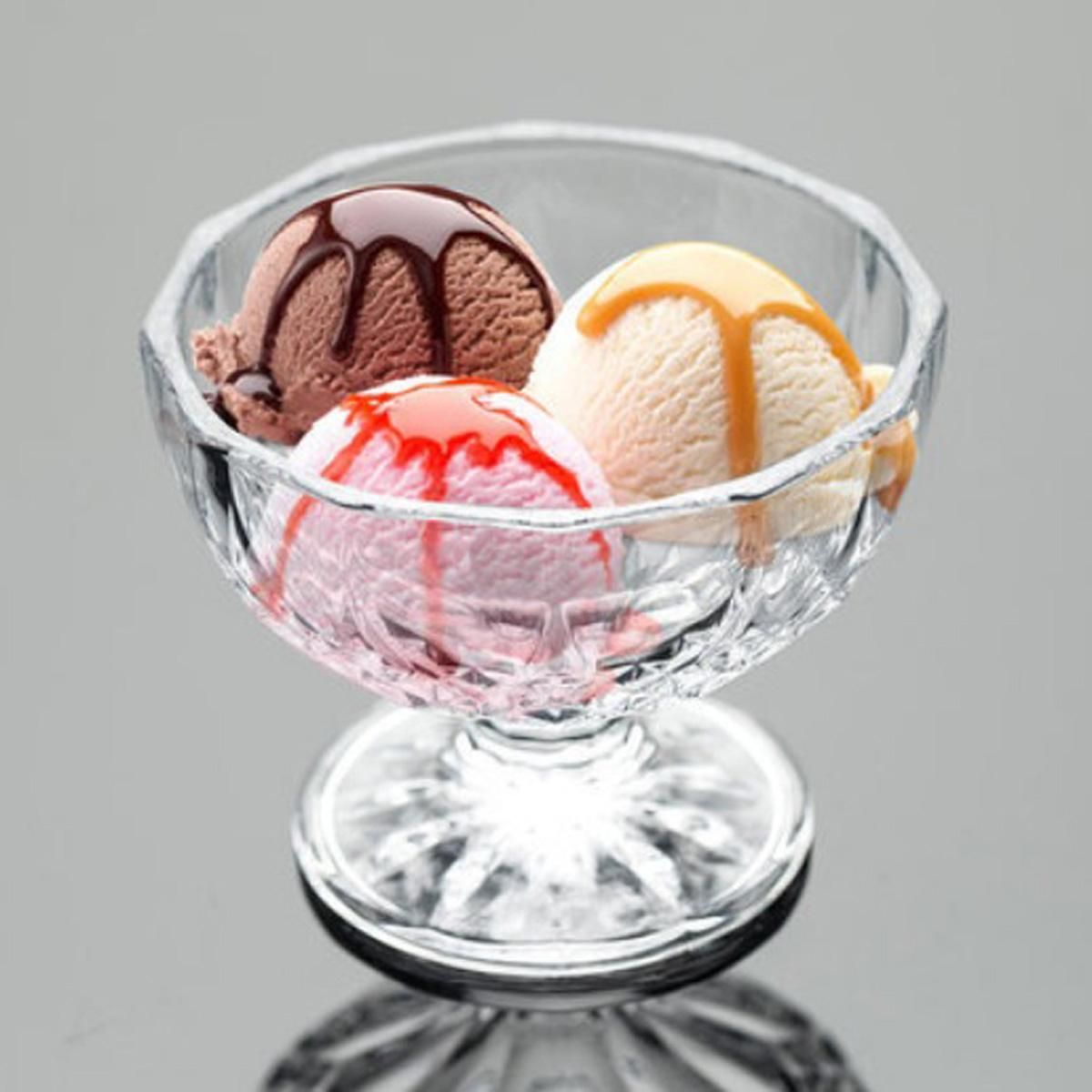 Ice Cream cups LZ1305  High Quality Glassware 6 PCS SET