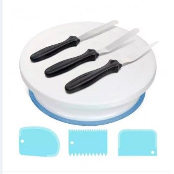 7 Pcs Set Cake Rotary Table Set