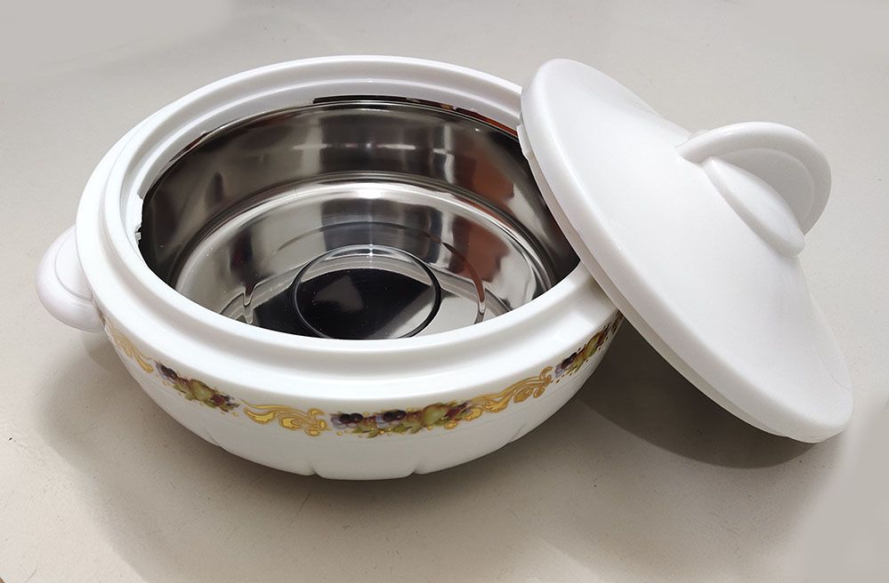 KIAM Galaxy Insulated Stainless Steel Designer Food Hotpot - 1800 ML Full Steel