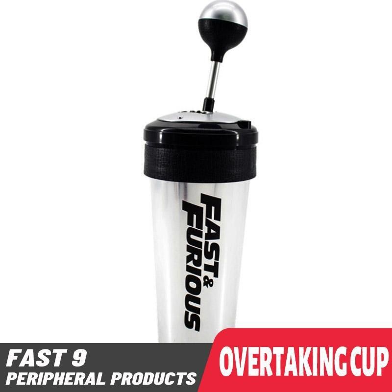 Fast and ious 9 Peripheral Water Cup with Straw Fun Racing Shift Cup Overtaking Cup Dominic Toretto Waterbottle  Cup for Car
