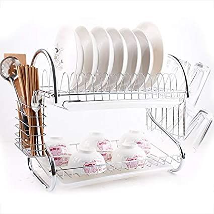 2 Layer Kitchen Dish Rack