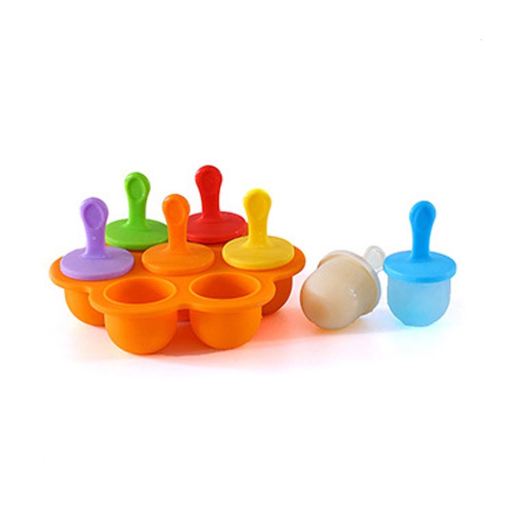7-Cavity Baby Food Supplement Seal Storage Box Ice Cream Maker Mold