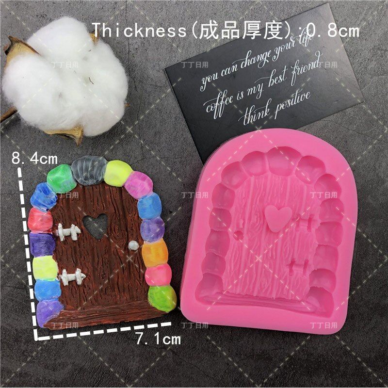 DIY Castle House Door Window Girl Snail Silicone Fondant Soap 3D Cake Mold Cupcake Chocolate Decoration Baking Tool Moulds